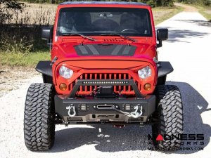 Jeep Wrangler JK Hood Louver - Powder Coated Jeep Wrangler JK Hood Louver - Powder Coated